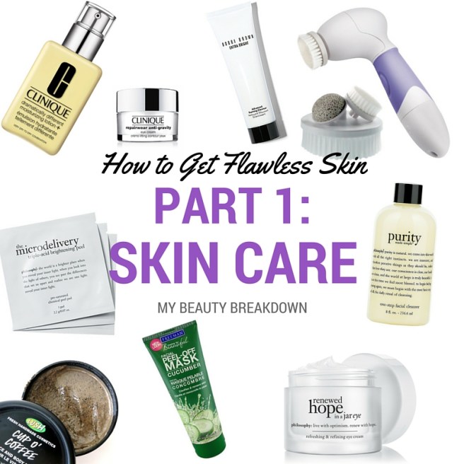 skin care routine flawless skin